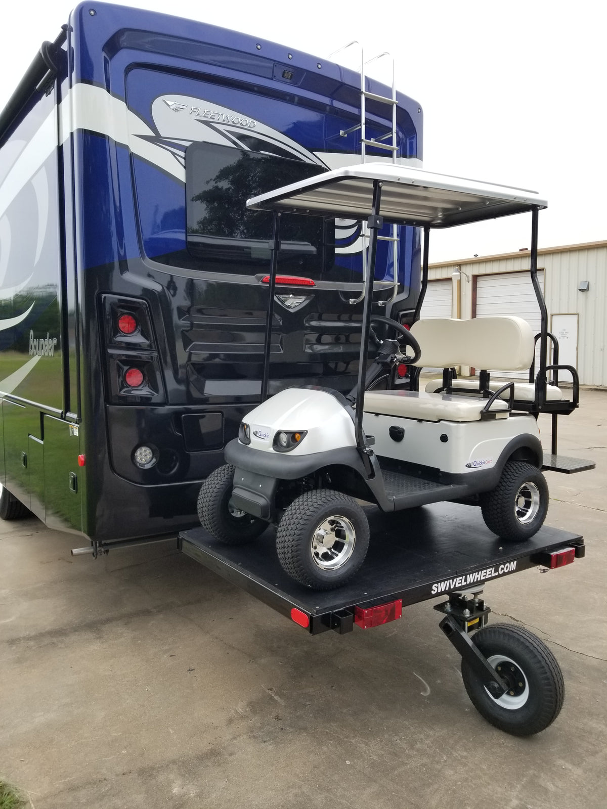 Hitch mounted golf cart carrier sale